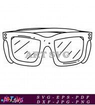 Glasses Cartoon For Design Projects SVG 1