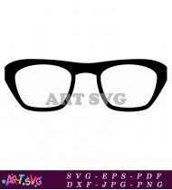 Trendy Oval Black Frame Sunglasses Design Style SVG