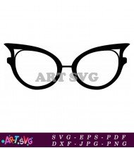 Oversized Round Black Frame Sunglasses Retro Look SVG