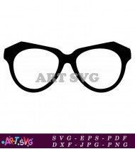 Black Frame Vintage Sunglasses Round Shape Style SVG