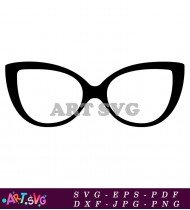 Sunglasses Round Black Frame Modern Trendy Style SVG