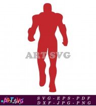 Iron Man Hulkbuster Silhouette Vector Illustration SVG