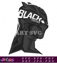 Black Panther Comic Book Art SVG