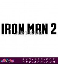 Iron Man Silhouette Superhero Comic Book SVG