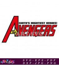 The Avengers Earth's Mightiest Heroes Logo SVG