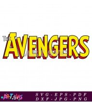 The Avengers Endgame Movie Logo Design SVG