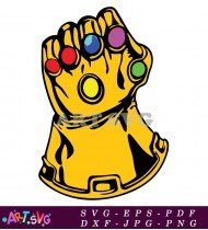 Infinity Gauntlet Marvel Comic Book Power SVG 1