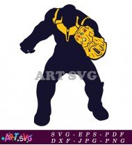 Thanos Infinity Gauntlet Marvel Superhero Comic SVG 1