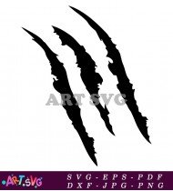 Black Claws Sharp Animal Predator SVG 1