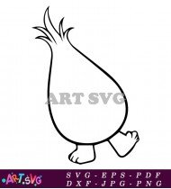 Cute Troll Silhouette For Halloween Decoration Ideas SVG