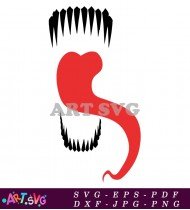 Red Venom Symbol Logo Design Vector Illustration SVG