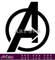 Avengers A Symbol Vector Art Download SVG