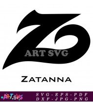 Zatanna Superhero Logo Design Graphic SVG