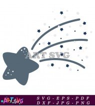 Star Baby Shower Nursery Room Art SVG