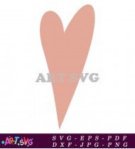 Pink Love Heart Symbol Graphic Vector SVG 2