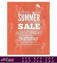 Endless Summer Sale Who Says Summer SVG