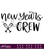 New Years Crew Party Design Graphic SVG