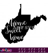 Home Sweet Home Printable Wall Decor SVG 2