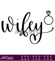 Wildly In Love Engaged Ring SVG