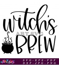 Witches Brew SVG Cut File Halloween Designs