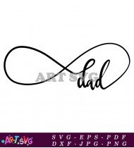 Infinity Dad Symbol Design Ideas SVG 1