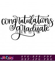 Congratulations Graduate Sign Wall Decor Graduation SVG 1