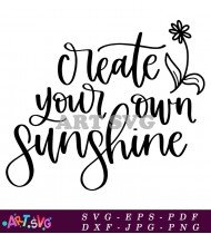 Create Your Own Sunshine Printable Wall Art SVG