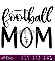 Football Mom SVG Design