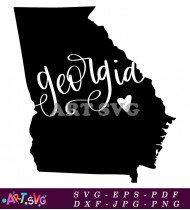 Georgia Design For State Pride SVG