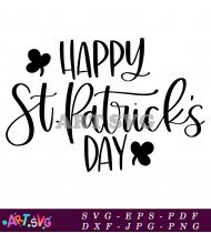 Happy St Patricks Day Design Printable SVG 1