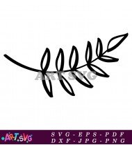 Leaf Wreath Clipart SVG