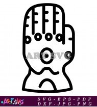 Thanos Fist Cartoon Illustration For Children SVG 1