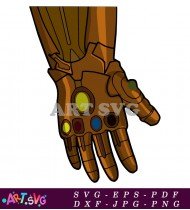 Infinity Gauntlet Thanos Power Stone Marvel Comic SVG