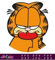 Garfield Comic Strip Cartoon Character Image SVG 1