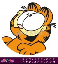 Cartoon Garfield Character Illustration Comic Strip SVG