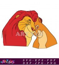 Lion King Cartoon Characters SVG