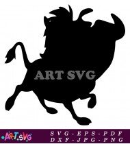 Pumbaa The Warthog Illustration SVG