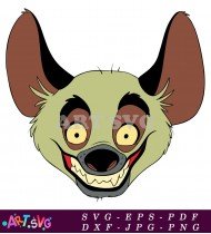 Disney Hyena Character Cartoon Vector Clip Art SVG