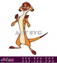 Timon Lion King Disney Cartoon Character Clipart SVG