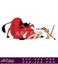 Pumbaa Lion King Disney Cartoon Character Clipart SVG