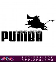 Pumbaa Warthog Cartoon Character Illustration SVG