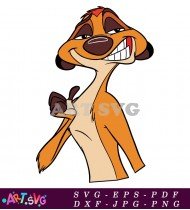 Timon Lion King Character Cartoon Illustration SVG 4