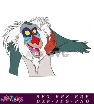 The Lion King Rafiki Character Cartoon Image SVG