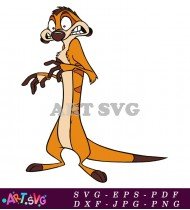 Timon Cartoon Character The Lion King Movie SVG