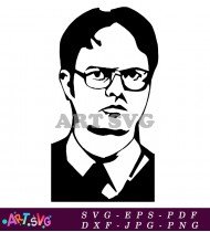 Dwight Schrute The Office False Quotes SVG