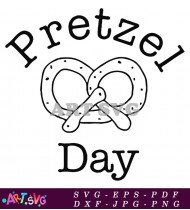 Pretzel Day Schrute Farms Office Funny Quote SVG