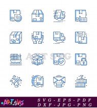 Airplane Travel Flight Transportation Luggage Plane Icon SVG