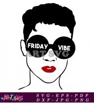 Friday Vibe Girl Fashion Weekend Girl Power SVG 1