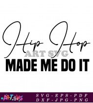 Hip Hop Music Genre Style Graphic Design SVG 1