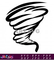 Simple Clip Art Tornado Icon Vector Download SVG